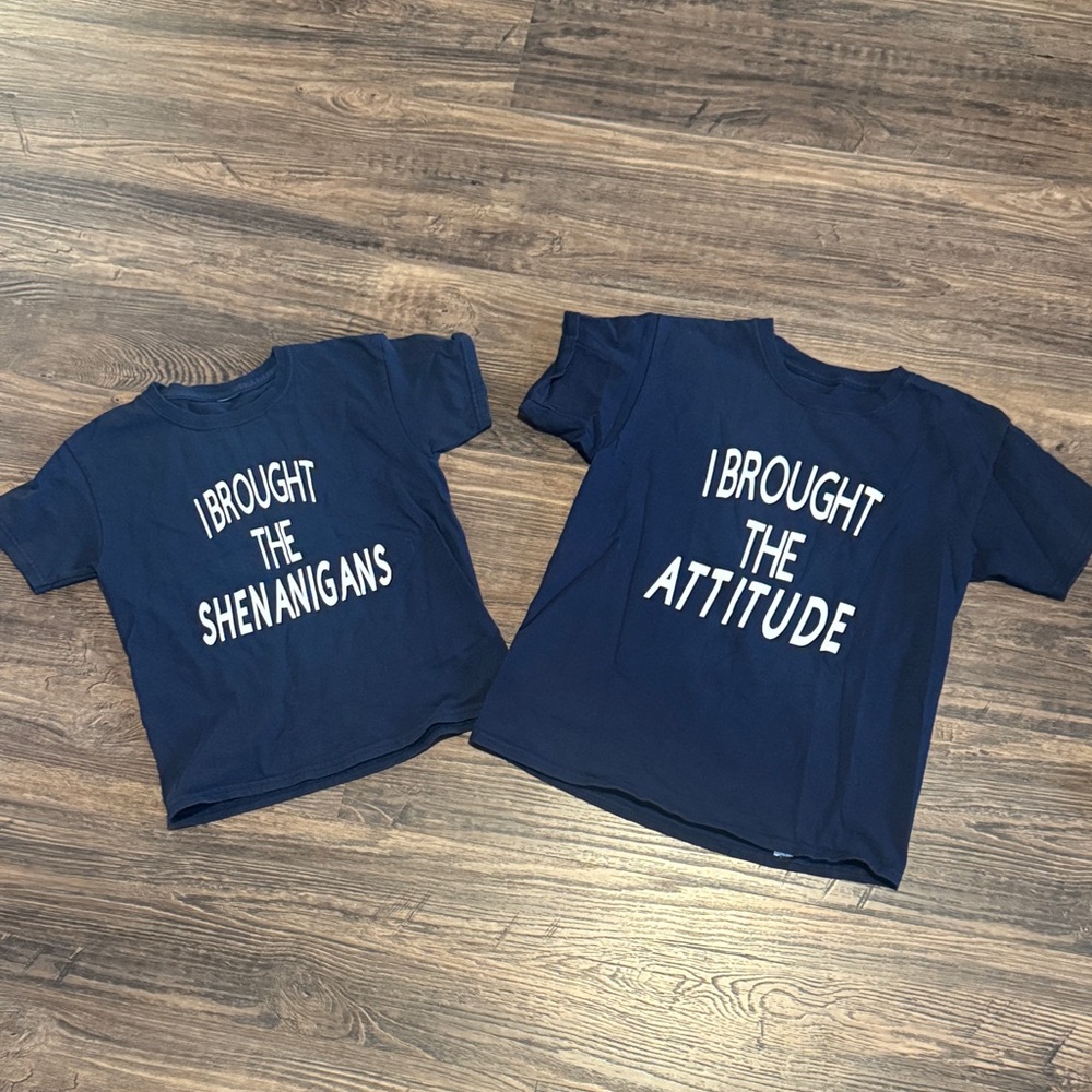Navy Blue Kids T-Shirts Set